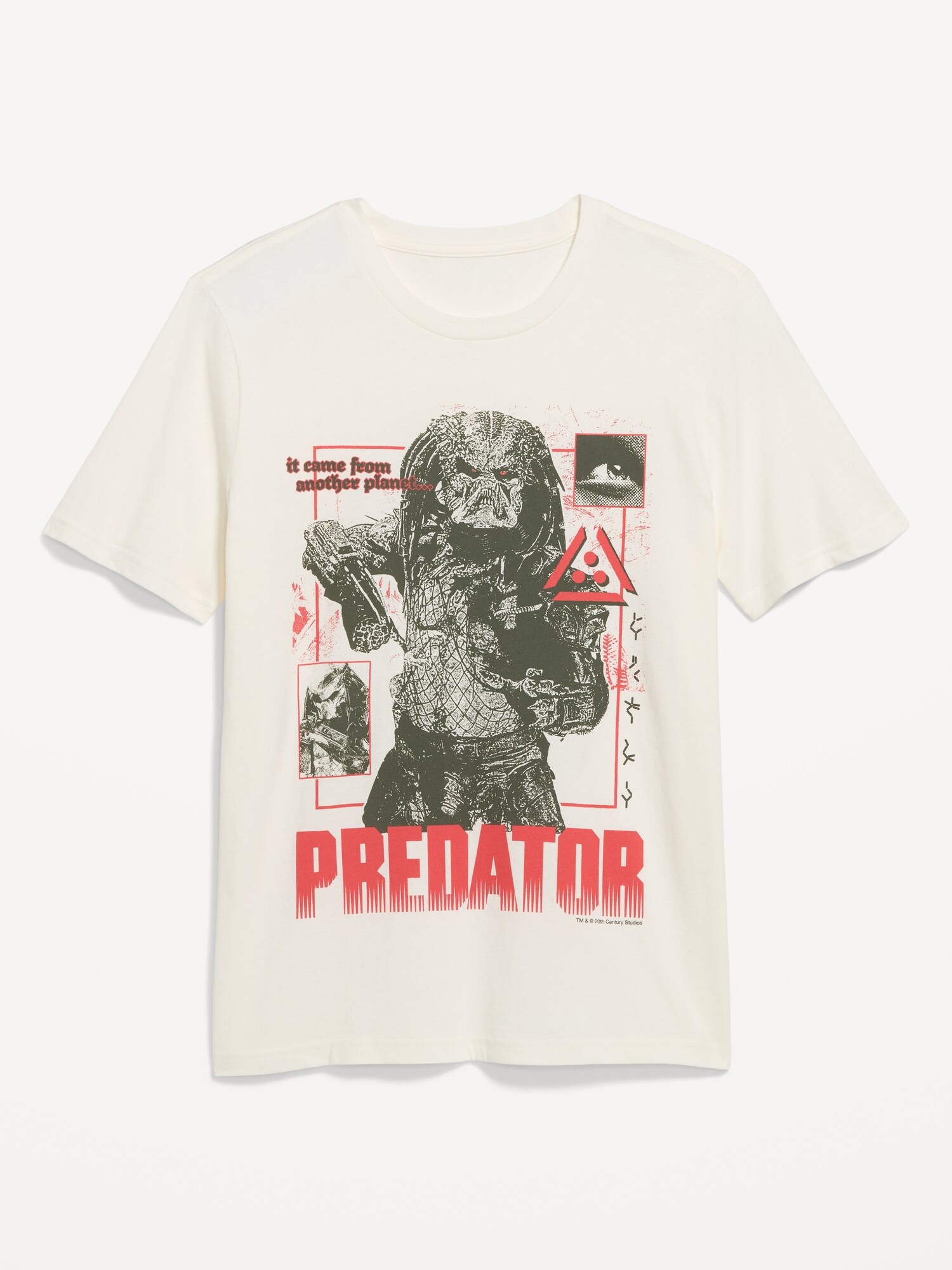 Мужская футболка Old Navy Predator™ Graphic, цвет: Морская соль — фото 2