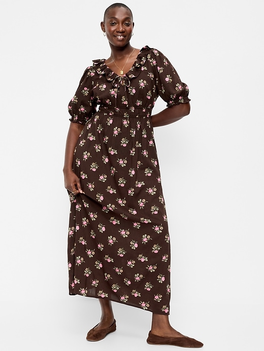 Image number 7 showing, Ruffle-Collar Boho Maxi Dress