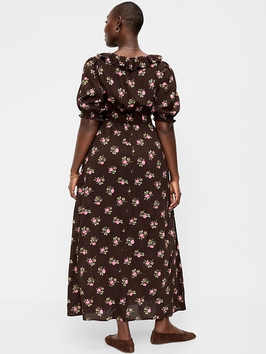 Image number 8 showing, Ruffle-Collar Boho Maxi Dress