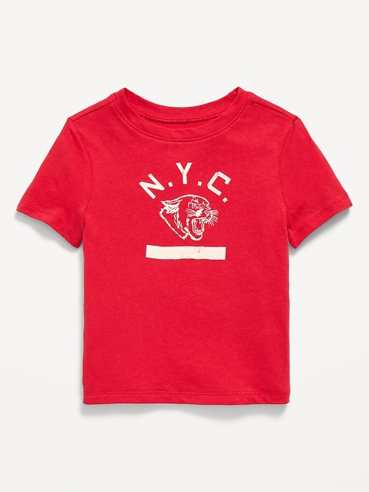 Image number 1 showing, Short-Sleeve Unisex Graphic T-Shirt for Toddler