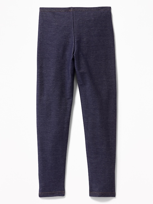 Image number 2 showing, French-Terry Leggings for Girls