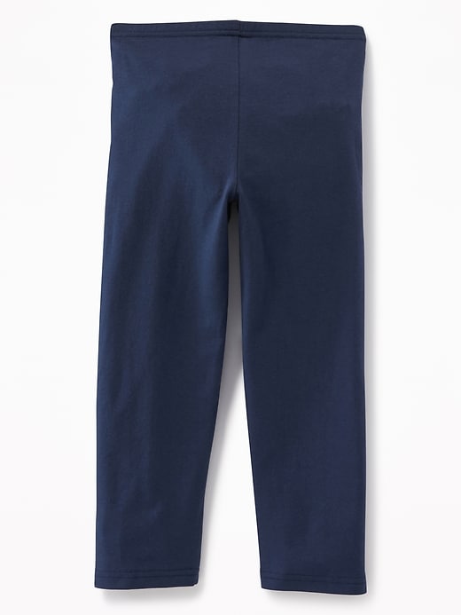Image number 2 showing, Short Crop Jersey Leggings for Girls