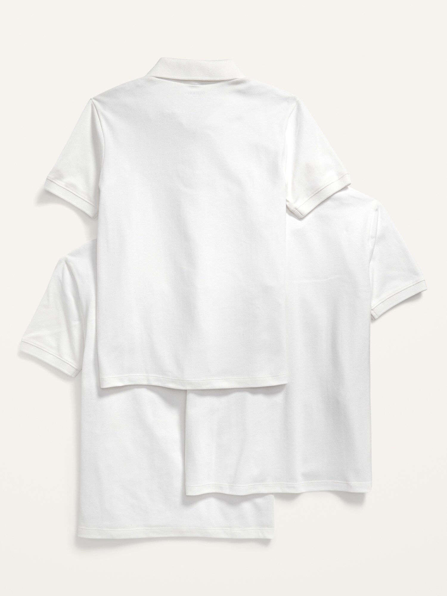 Рубашки Old Navy School Uniform Polo Shirt 3-Pack для мальчиков, цвет: Яркий белый — фото 2