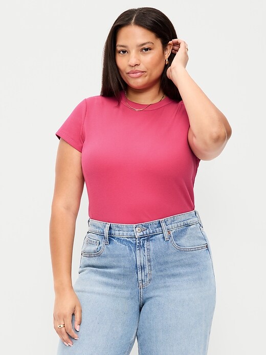 Image number 6 showing, Snug Crop T-Shirt