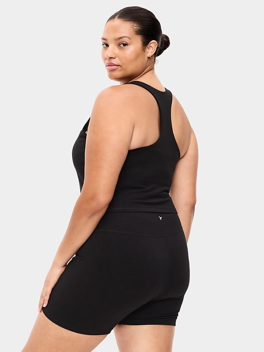 Image number 8 showing, Medium Support PowerSoft High-Neck Racerback Sports Bra