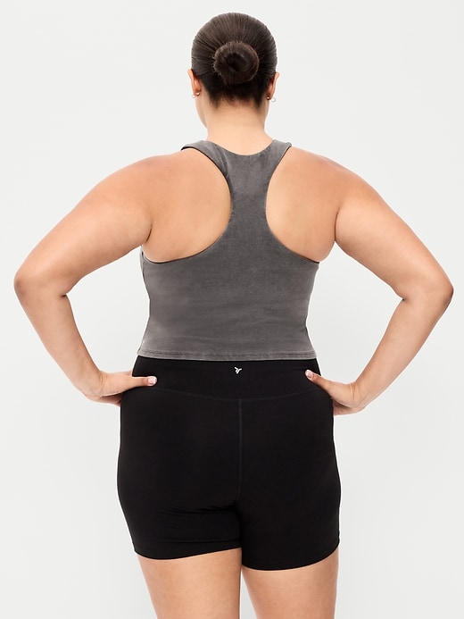 Image number 8 showing, Medium Support PowerSoft High-Neck Racerback Sports Bra