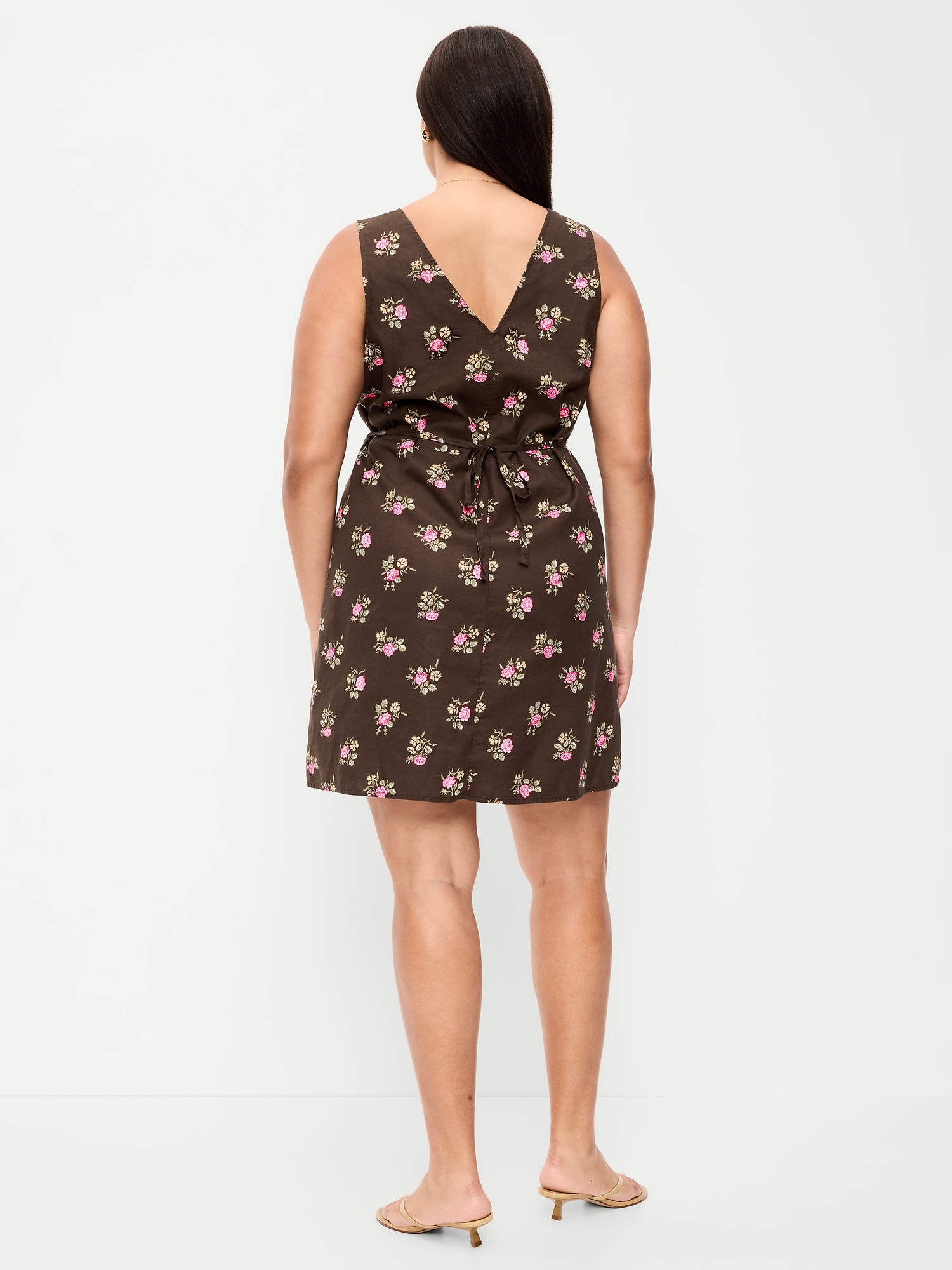 Sleeveless A-Line Mini Dress
