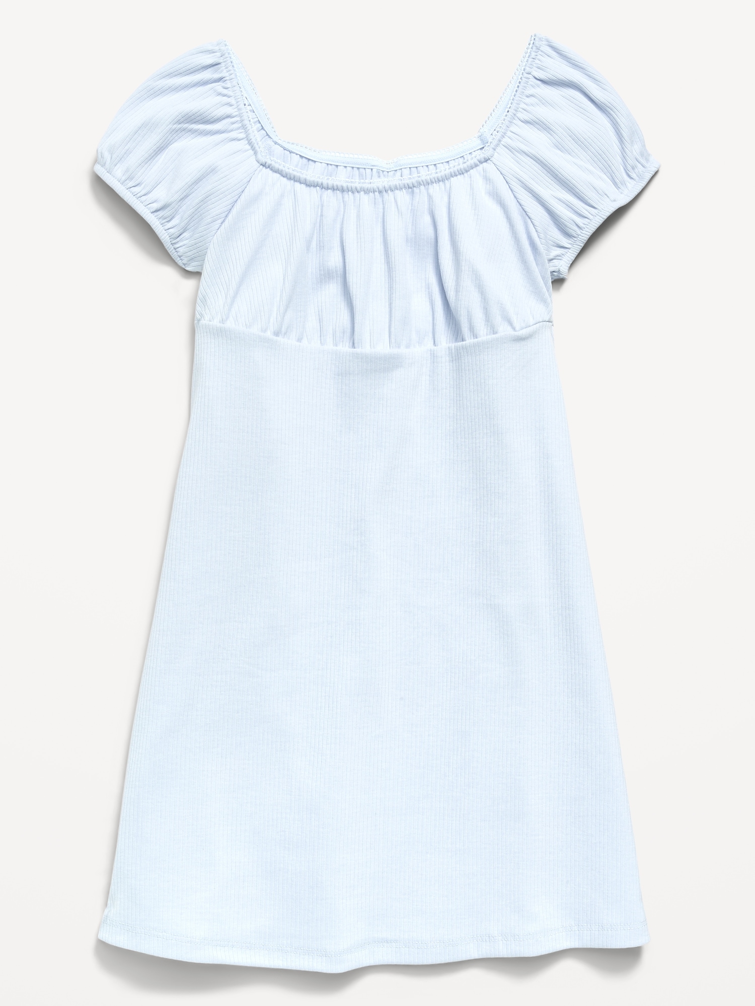 Fit and Flare Ribbed Dress for Girls