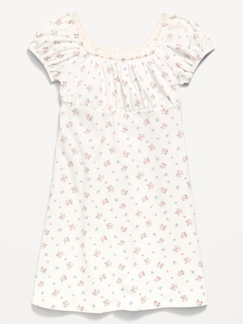 Printed Fit and Flare Dress for Girls