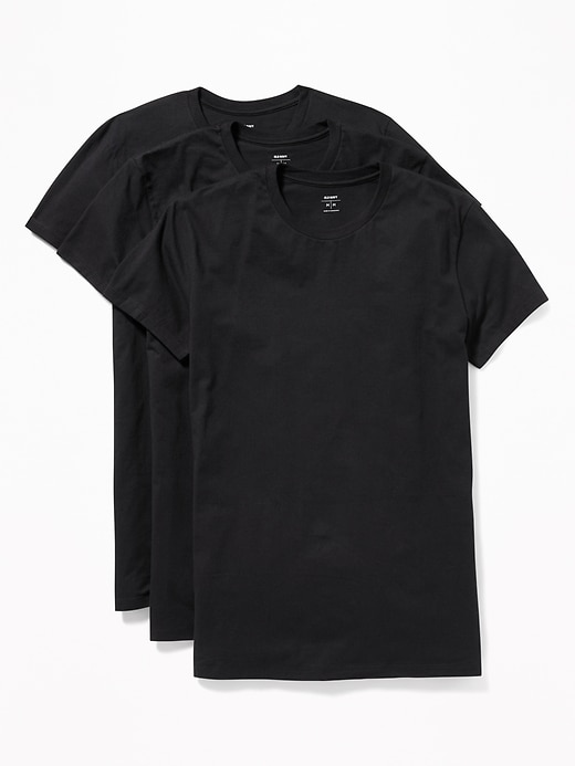 Image number 2 showing, Go-Dry Crew-Neck T-Shirts 3-Pack