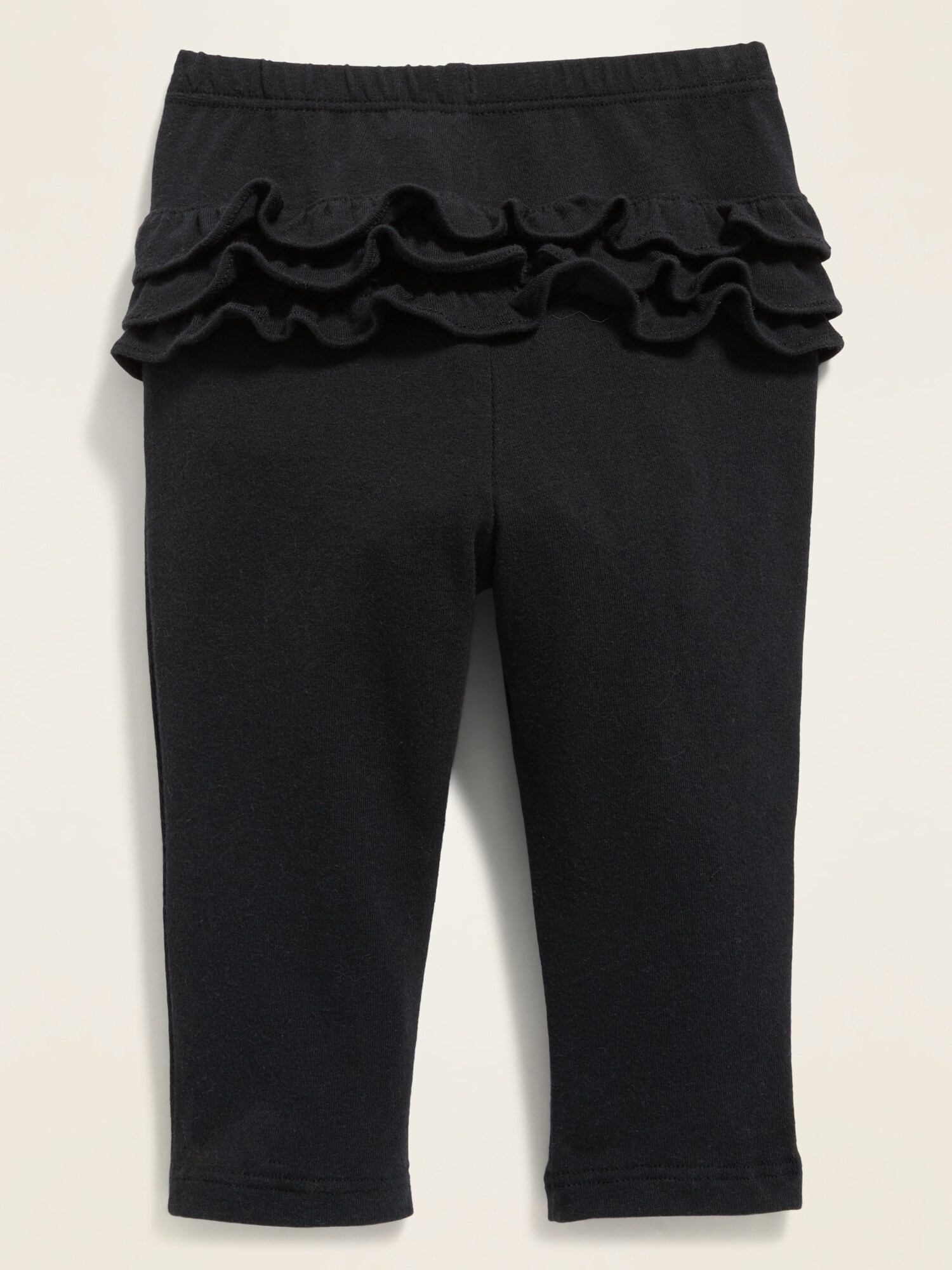 Леггинсы Old Navy Ruffle-Trim Leggings для малышей, цвет: Чёрный — фото 2