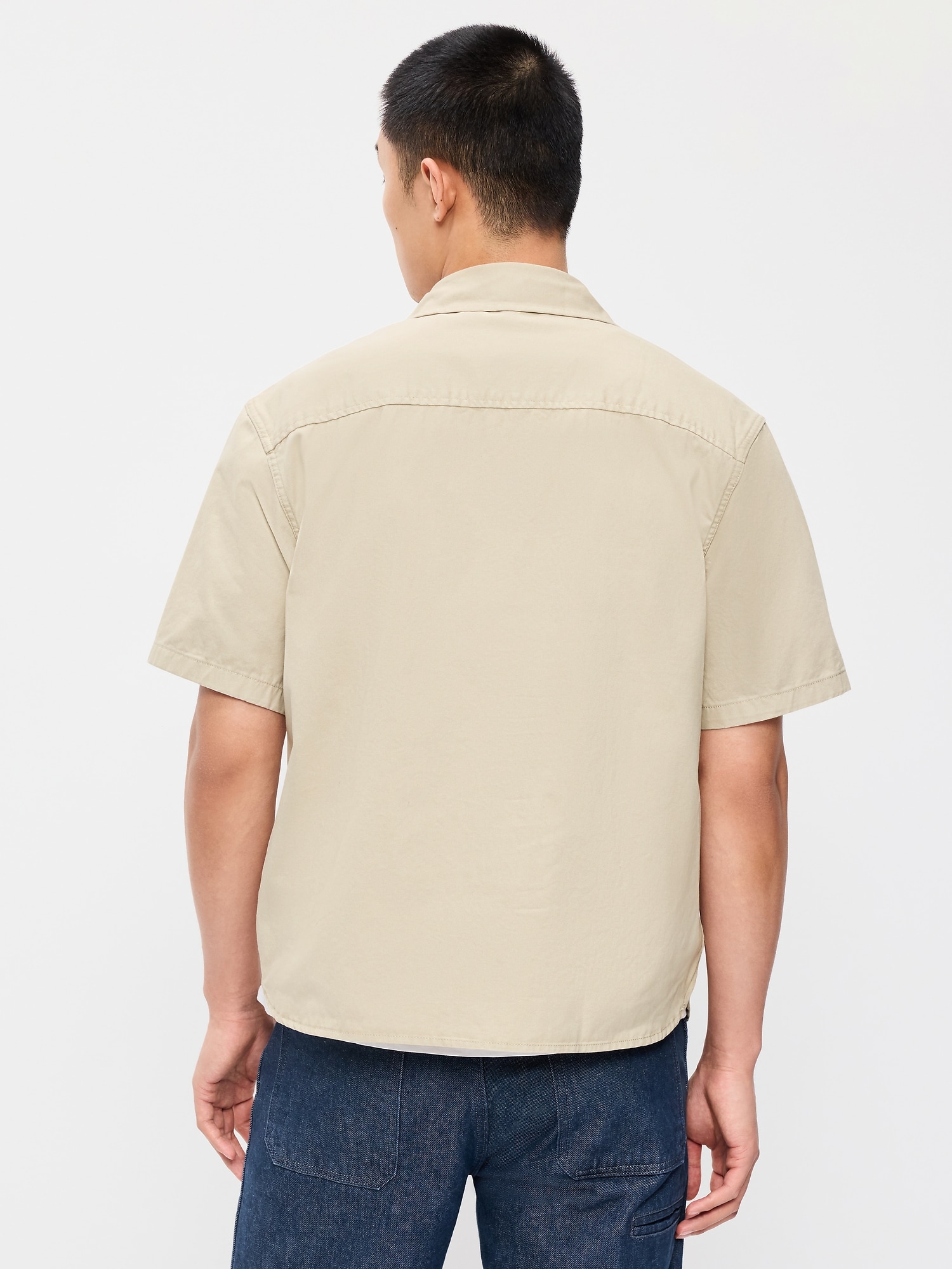 Loose Popover Work Shirt