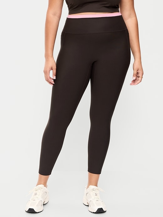 Image number 4 showing, Extra-High Waisted PowerSoft Boundless 7/8 Pocket Leggings – No Front Seam