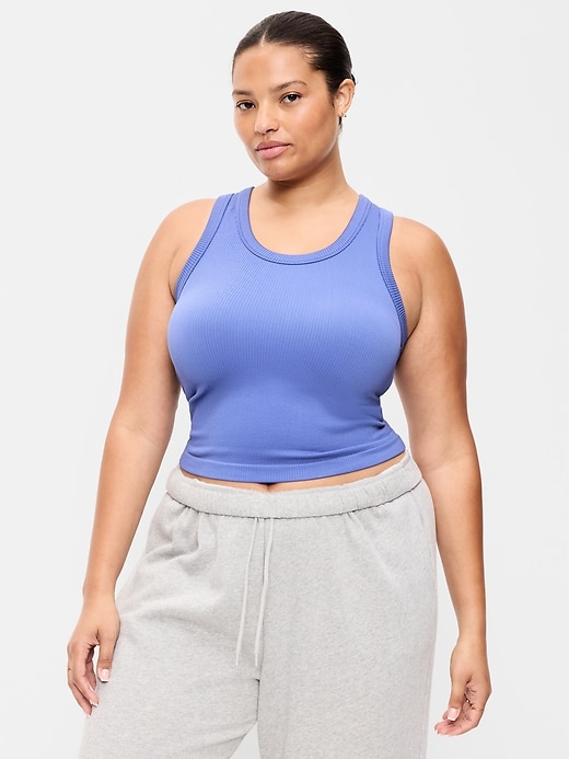Image number 7 showing, Exhale Seamless Fitted Rib Tank