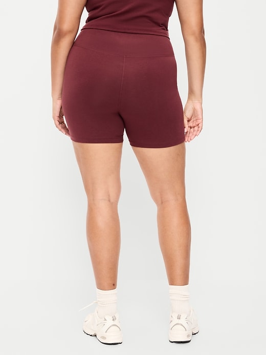 Image number 6 showing, High-Waisted PowerChill Biker Shorts -- 5-inch inseam