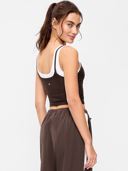 Image number 2 showing, PowerSoft Layered Longline Bra