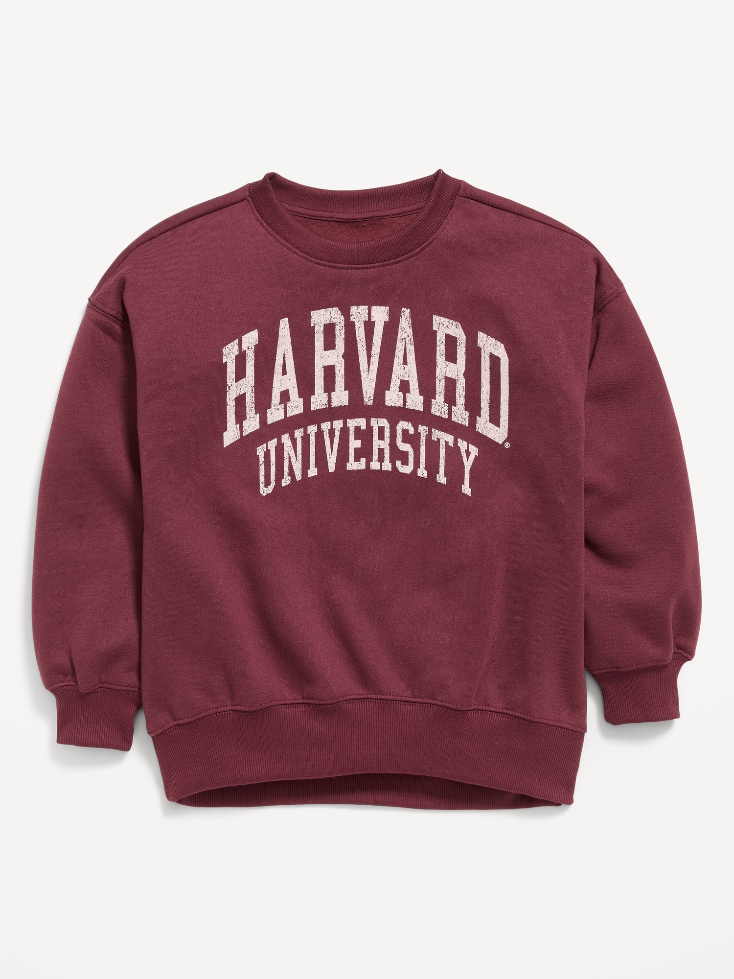 College Oversized Graphic Tunic Sweatshirt for Girls