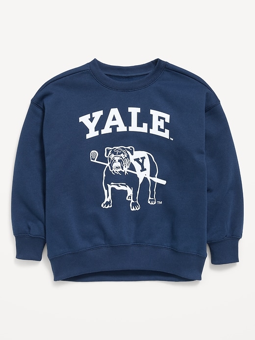 Image number 1 showing, College Oversized Graphic Tunic Sweatshirt for Girls