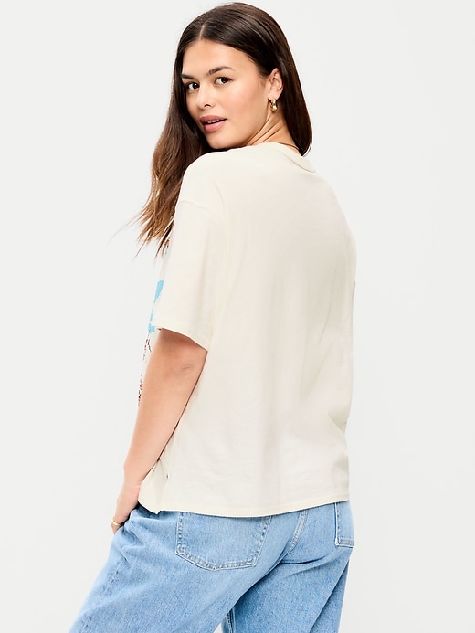 Image number 5 showing, Yellowstone National Park™ Crew-Neck Oversized Crop T-Shirt