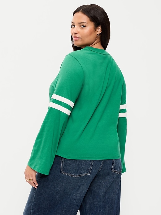 Image number 8 showing, EveryWear Long-Sleeve Graphic T-Shirt