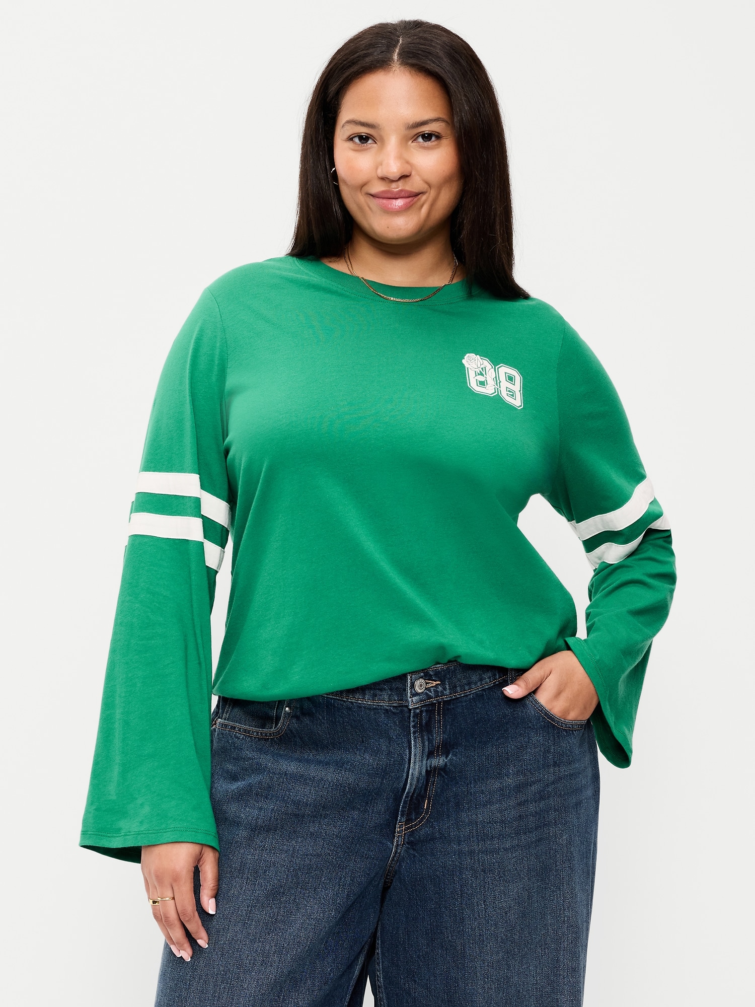 EveryWear Long-Sleeve Graphic T-Shirt
