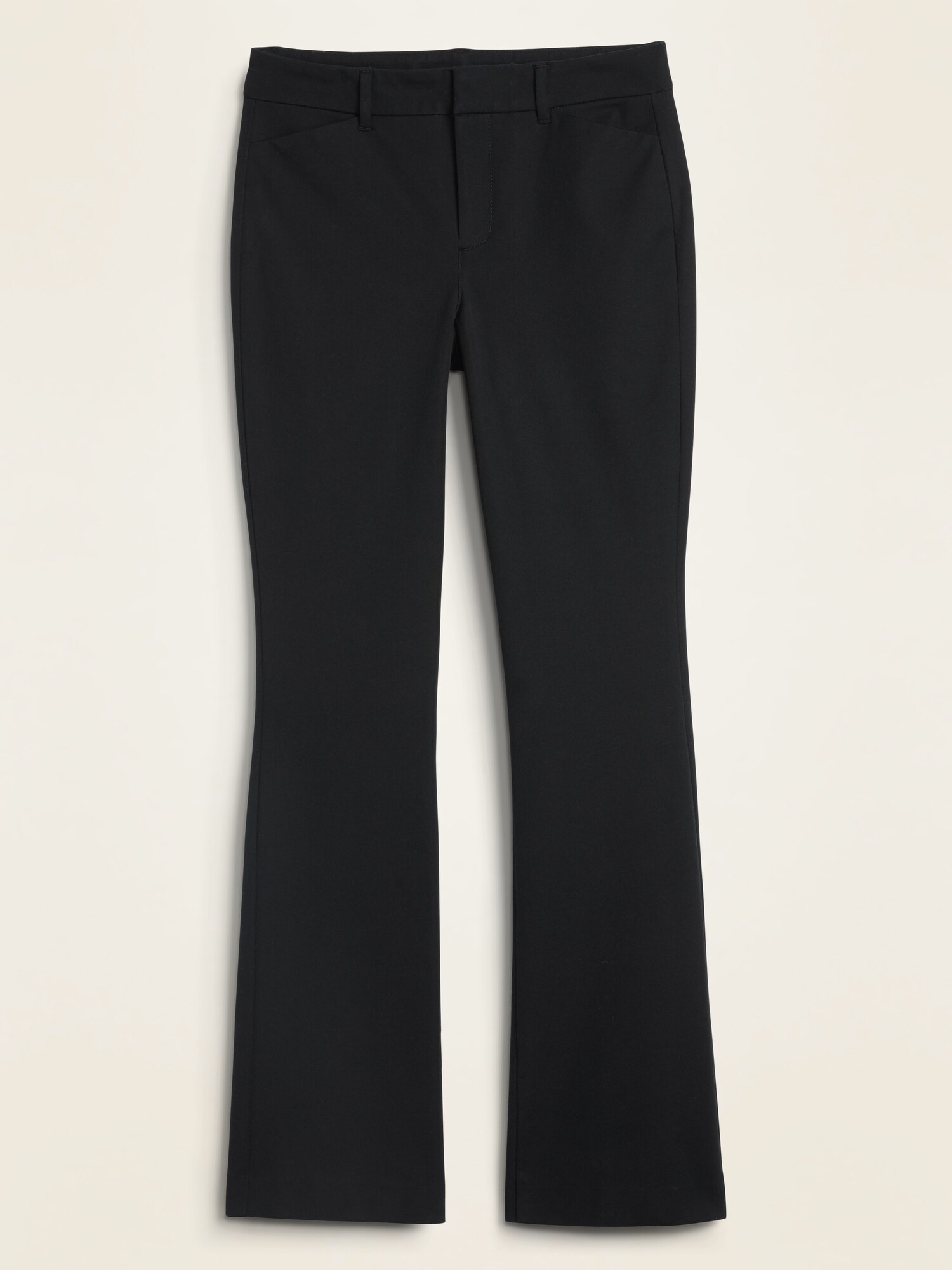 Женские брюки Old Navy High-Waisted Pixie Flare, цвет: Чёрный — фото 4