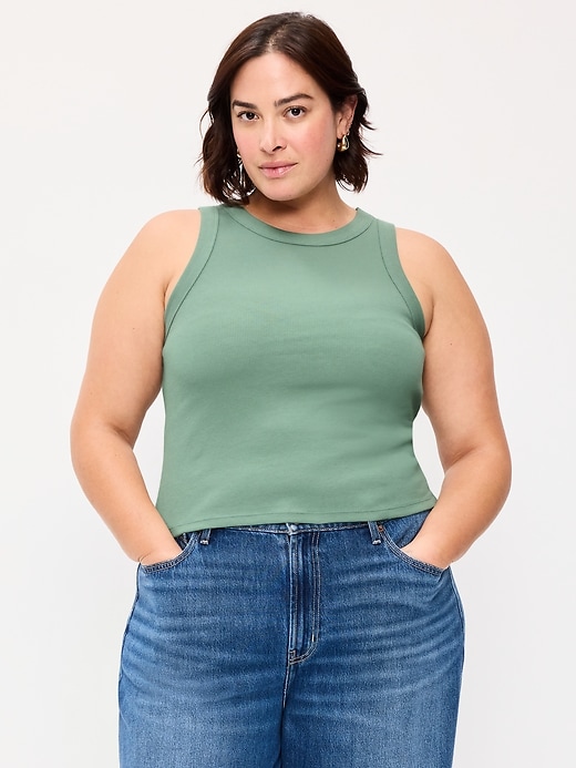 Image number 7 showing, Snug Crop Tank Top