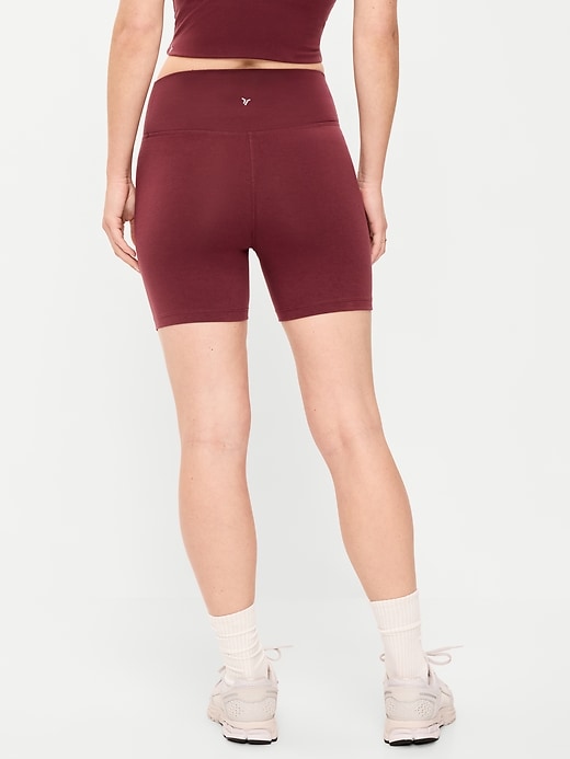 Image number 2 showing, High-Waisted PowerChill Biker Shorts -- 5-inch inseam