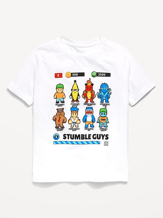Image number 1 showing, Stumble Guys™ Gender-Neutral Graphic T-Shirt for Kids