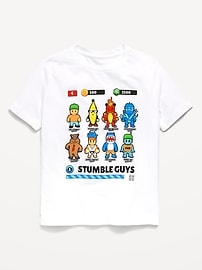 Image number 1 showing, Stumble Guys™ Gender-Neutral Graphic T-Shirt for Kids