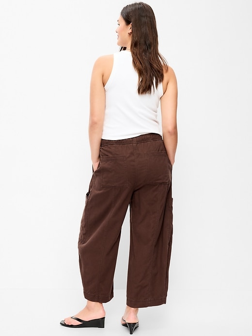 Image number 6 showing, Mid-Rise Pull-On Utility Jeans