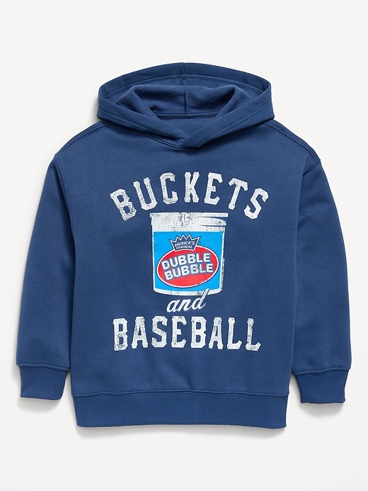 Image number 1 showing, Dubble Bubble® Gender-Neutral Oversized Graphic Pullover Hoodie for Kids