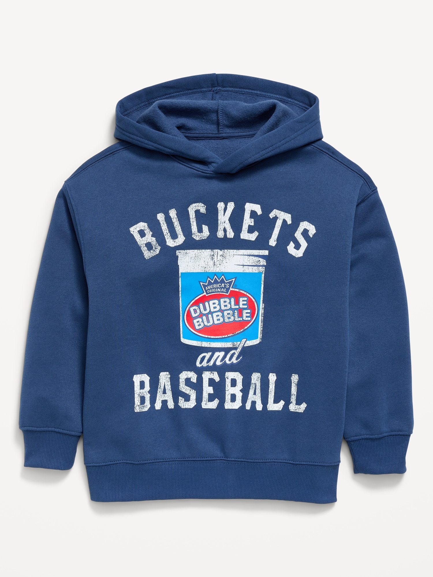 Dubble Bubble® Gender-Neutral Oversized Graphic Pullover Hoodie for Kids