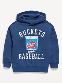 Image number 1 showing, Dubble Bubble® Gender-Neutral Oversized Graphic Pullover Hoodie for Kids