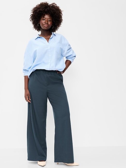 Image number 6 showing, High-Waisted Wide-Leg Trouser