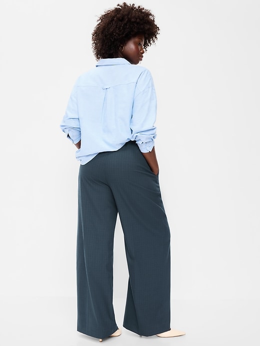 Image number 7 showing, High-Waisted Wide-Leg Trouser