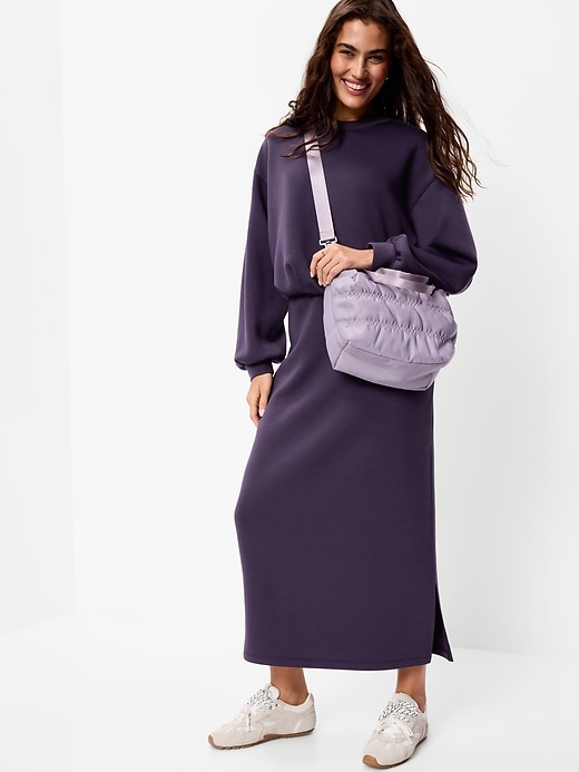 Image number 3 showing, Bounce Fleece Bubble-Hem Sweatshirt