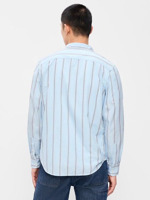 Image number 2 showing, Classic Fit Everyday Striped Poplin Shirt