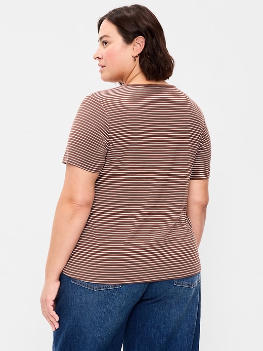 Image number 8 showing, Luxe Crew-Neck T-Shirt