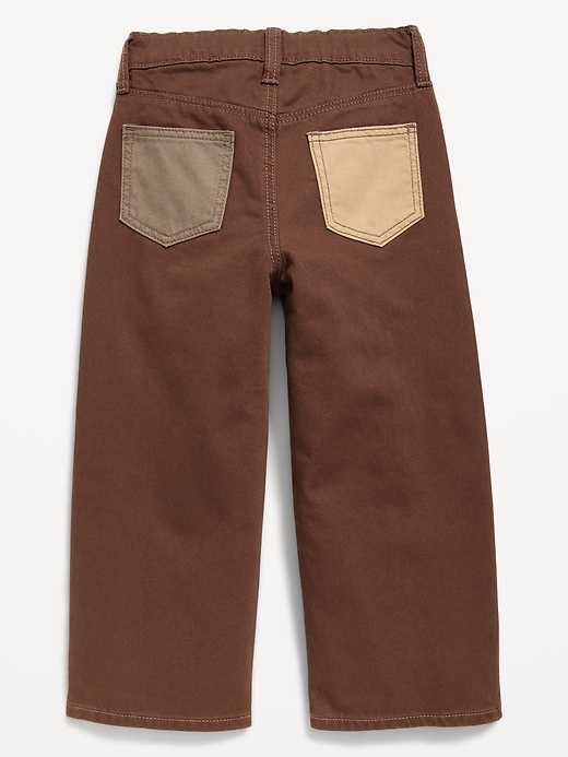Image number 3 showing, Baggy Patched Jeans for Toddler Boys