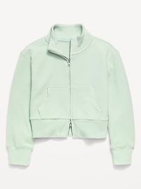 Image number 1 showing, CozePlush 2-Way-Zip Jacket for Girls