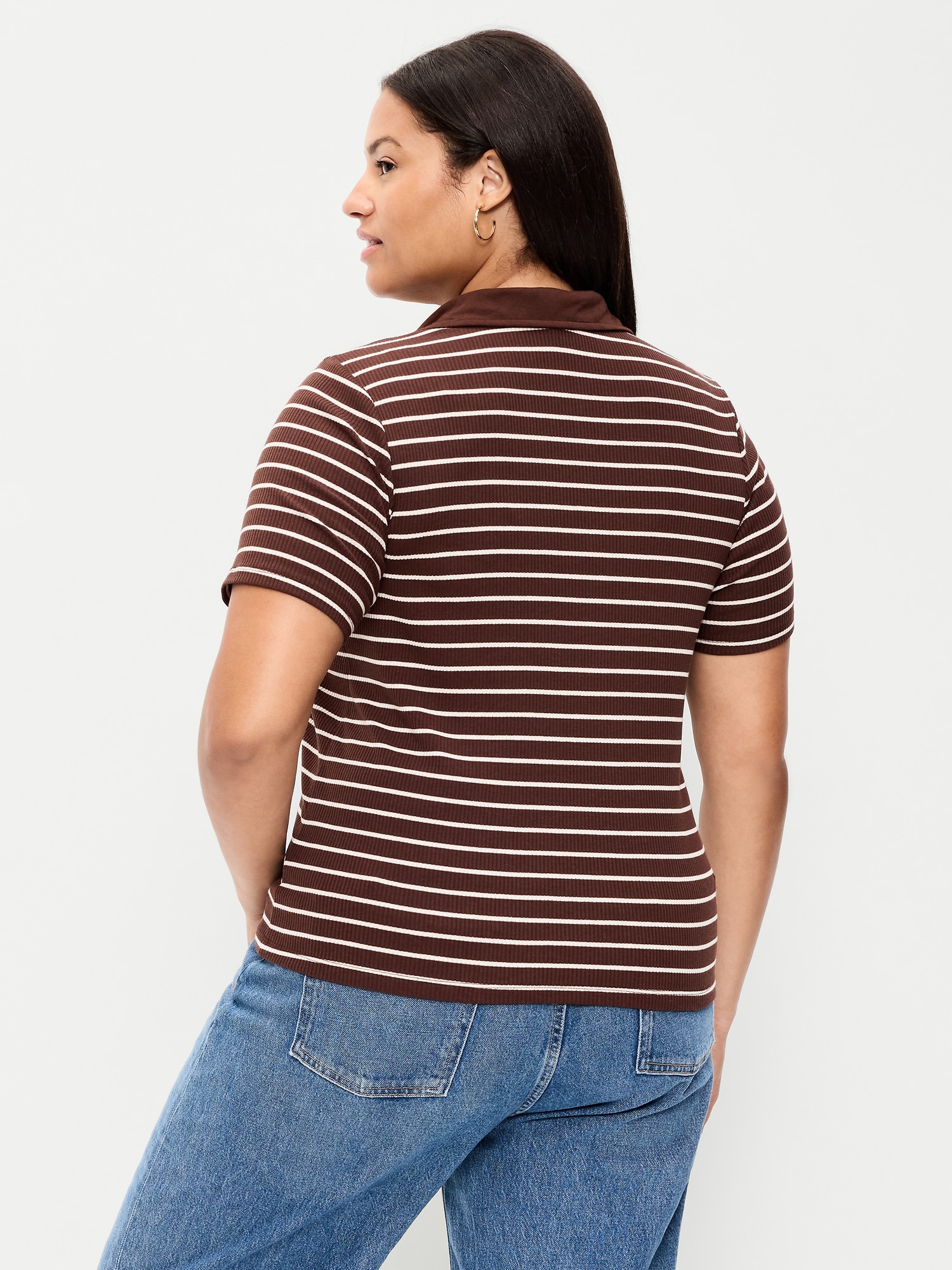 Keyhole Polo Top