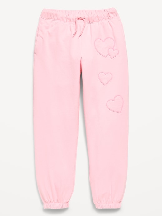 Image number 1 showing, Favorite Fleece High-Waisted Jogger Sweatpants for Girls