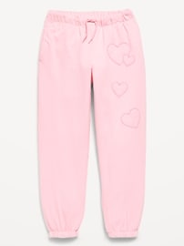 Image number 1 showing, Favorite Fleece High-Waisted Jogger Sweatpants for Girls