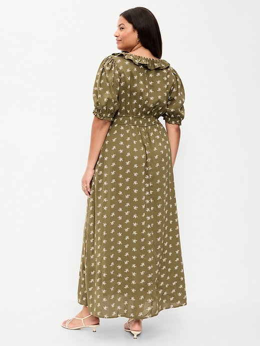 Image number 10 showing, Ruffle-Collar Boho Maxi Dress