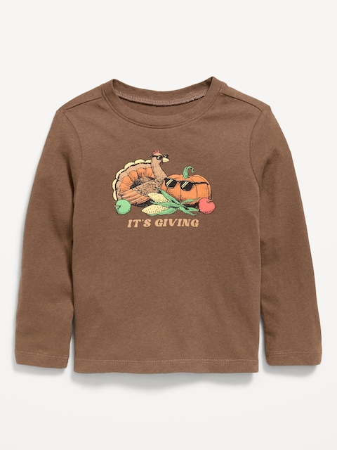 Long-Sleeve Graphic T-Shirt for Toddler Boys