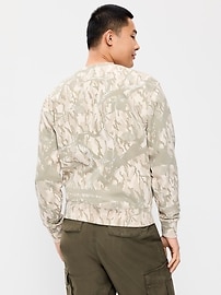Image number 2 showing, Loose Printed Rotation Crew-Neck Sweatshirt