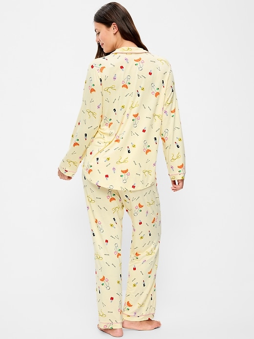 Image number 6 showing, Sunday Sleep Knit Jersey Pant Set