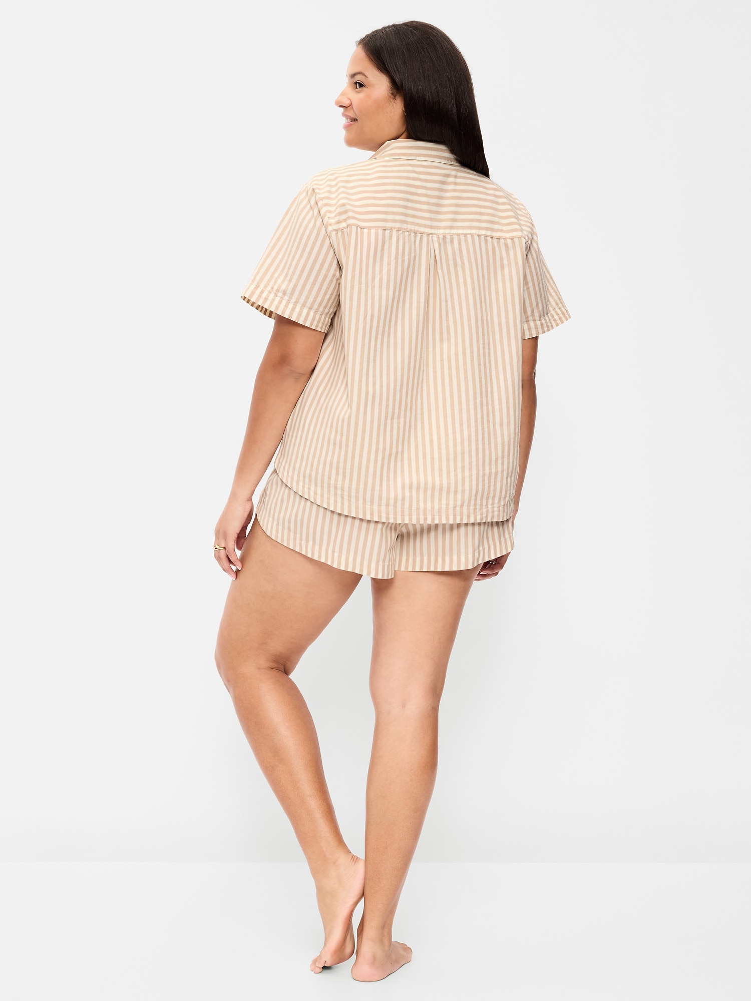 Poplin Pajama Short Set