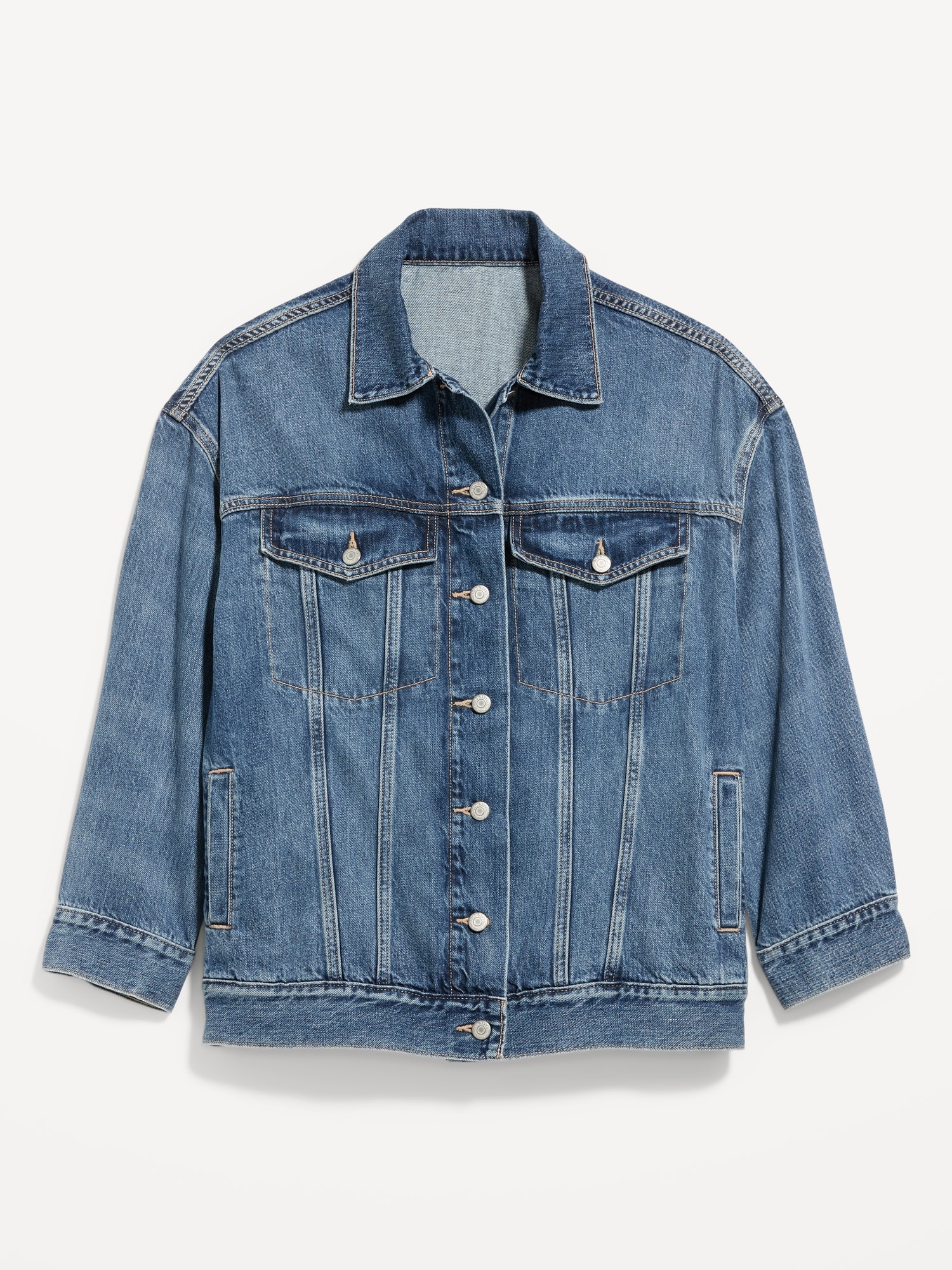 Oversized Jean Trucker Jacket